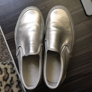 Silver/metallic vans